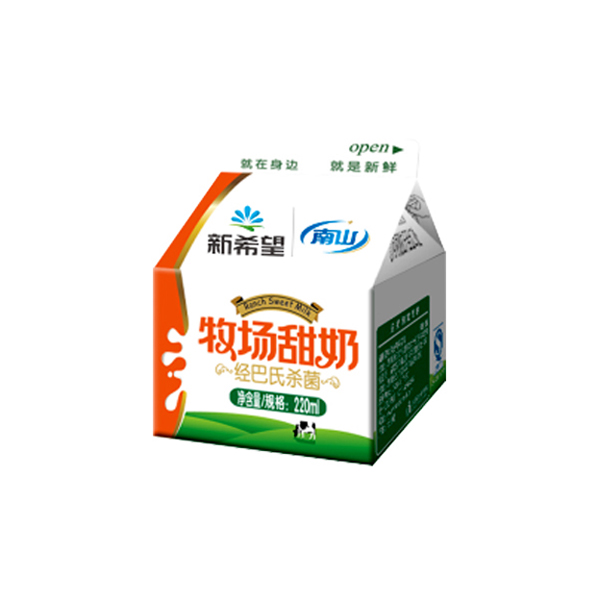 南山牧场甜奶 220ml
