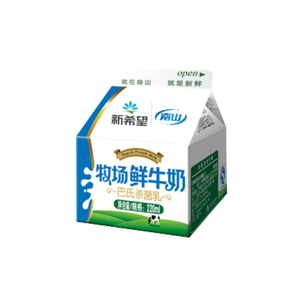 南山牧场鲜牛奶 220ml